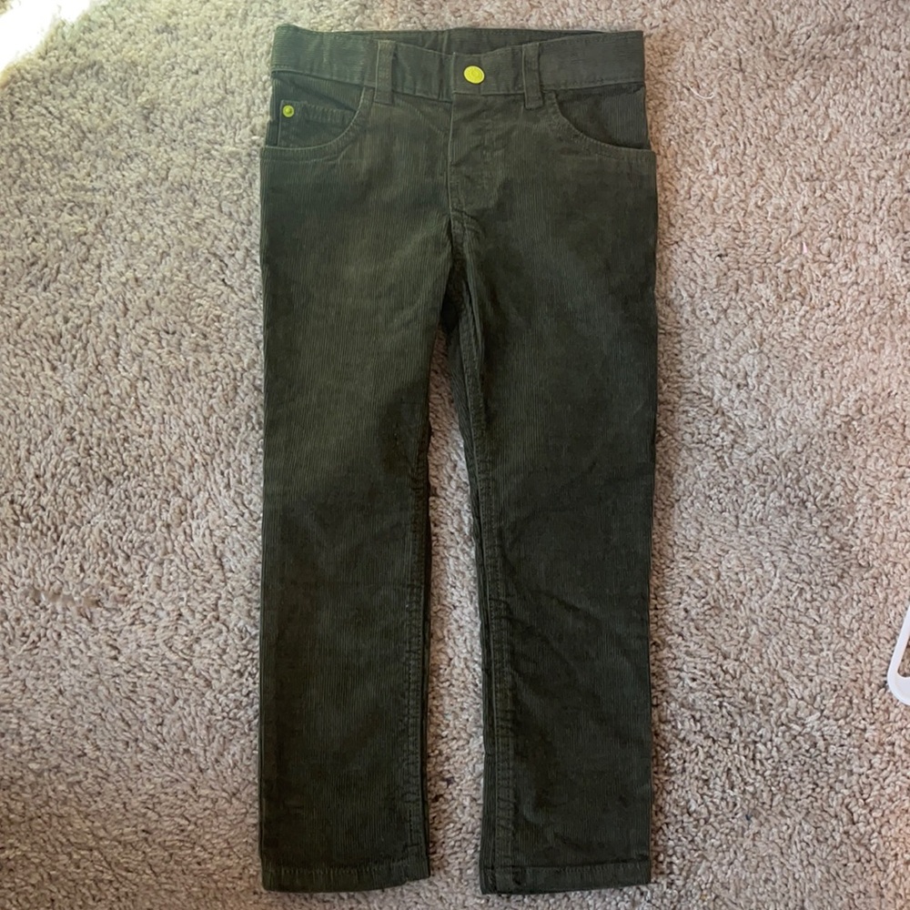 Cat & Jack Dark Green Corduroy Jeans size 4T